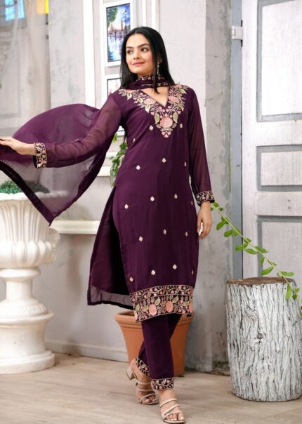 "Glow in Georgette – Drape the Elegance ✨"