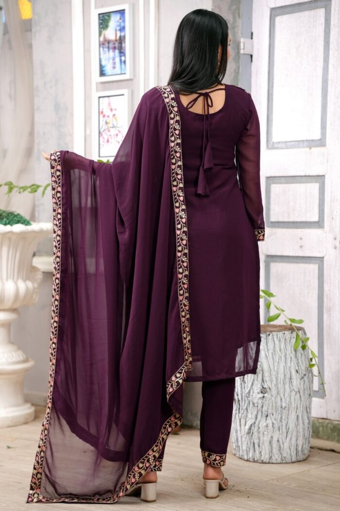 "Glow in Georgette – Drape the Elegance ✨" - Image 5