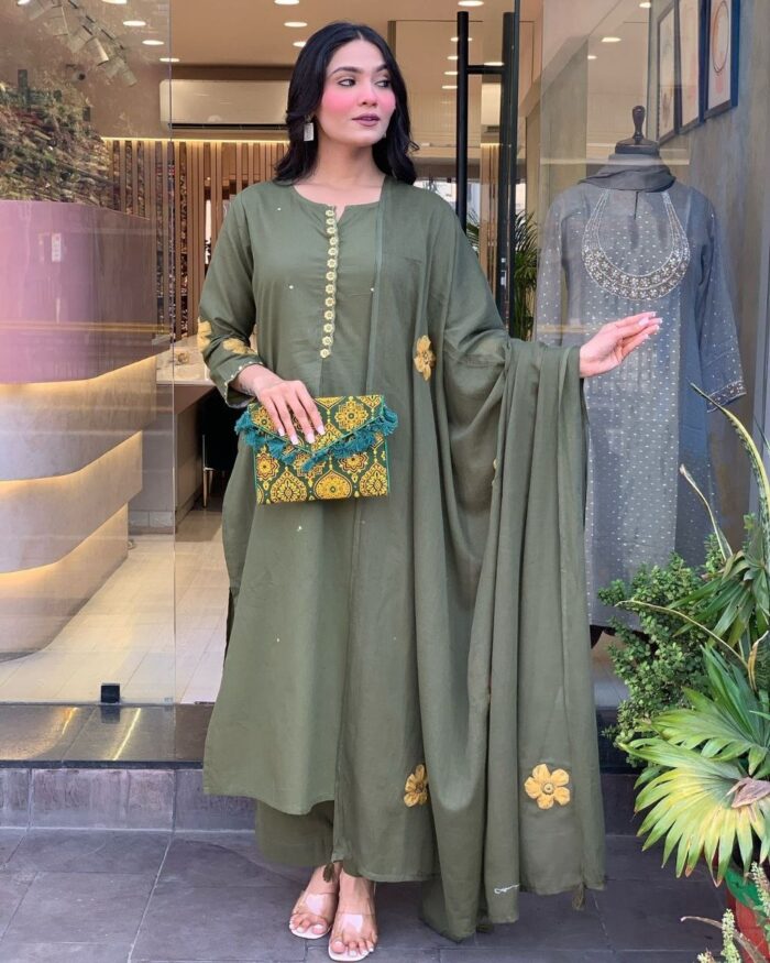 "Chanderi Charm – Subtle Shine, Royal Design ✨" - Image 1