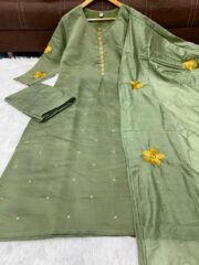 "Chanderi Charm – Subtle Shine, Royal Design ✨" - Image 6